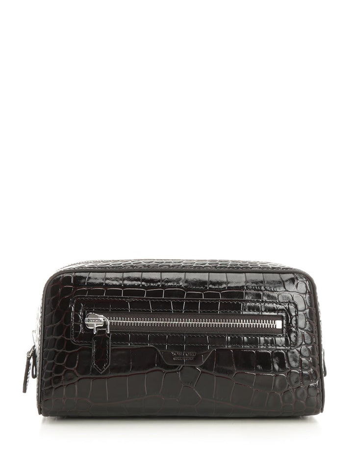 Tom Ford Leather Vanity Case Small leather goods - Brown | 88a7946feb966d8a0d2c8b8988ad722421dfbbf5