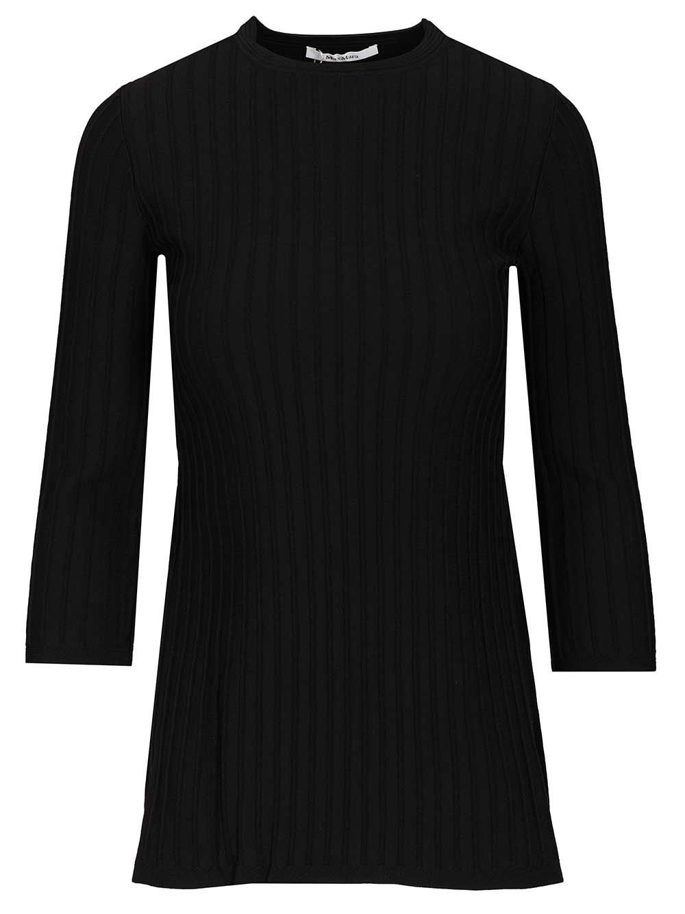 Max Mara Ribbed Sweater Tops - Black | 81fc41f9ae6cf7817fd60b8e3280a8a45c060b51