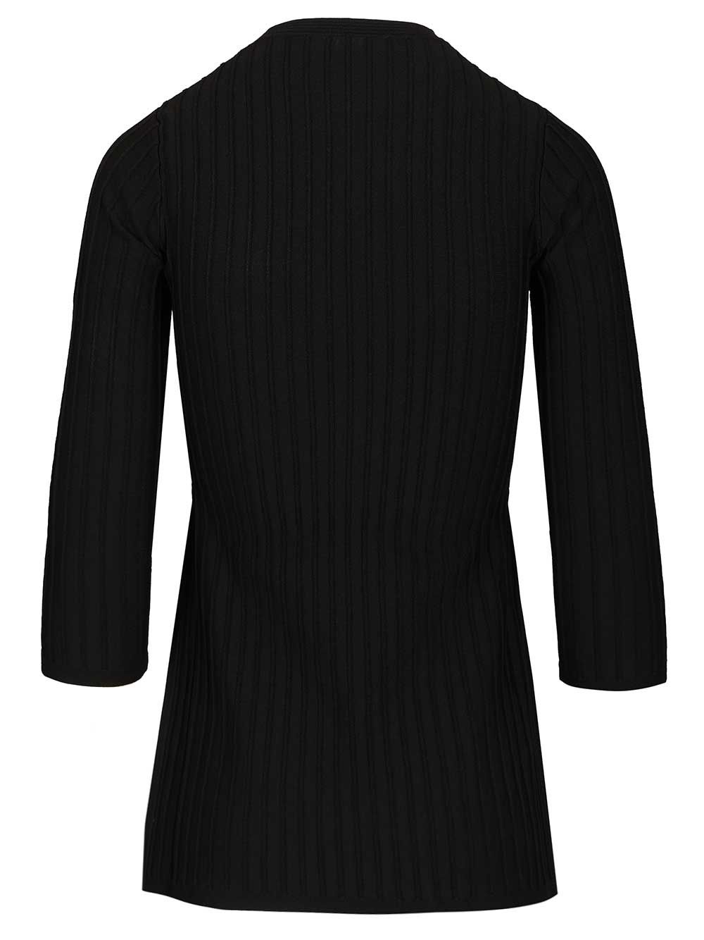 Max Mara Ribbed Sweater Knitwear - Black | 3f65851f09eecf9d4a2d3874e236789435b279a2