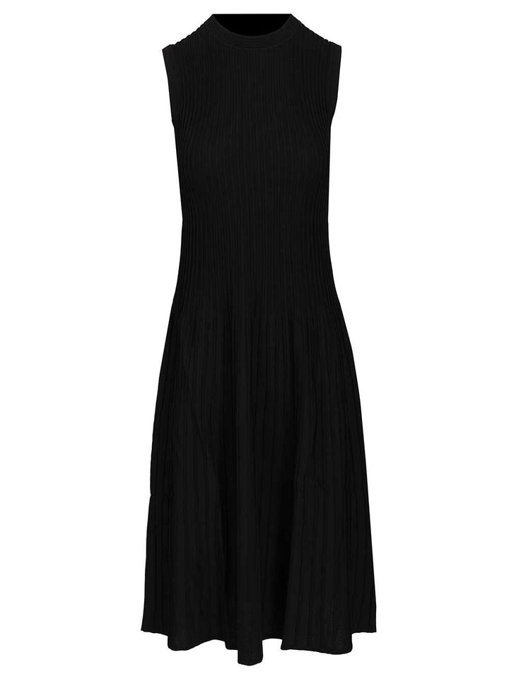 Max Mara Dress In Viscose Crêpe Yarn Dresses - Black | 81b96d3a2761438deb2e1f83af9eb273df4861c3