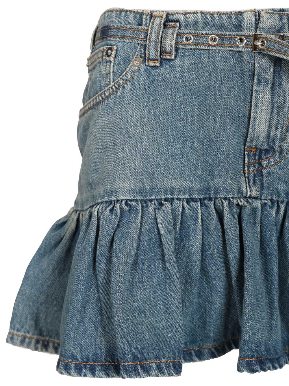 Amish Ginza Skirts - Blue | 7503b0746db0f4e6a0c223e118fad33b9d4fbe89