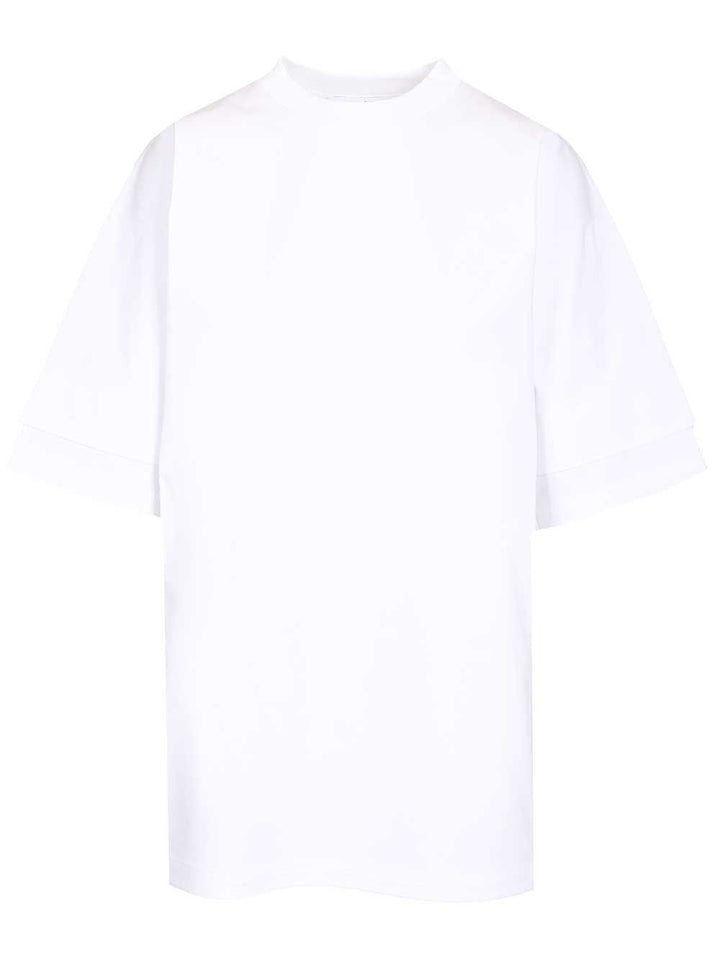 AlaÏA Layered Cotton T-Shirt - White | cdd57aed0d1883fd7d98e79b77af6542ce2f2683