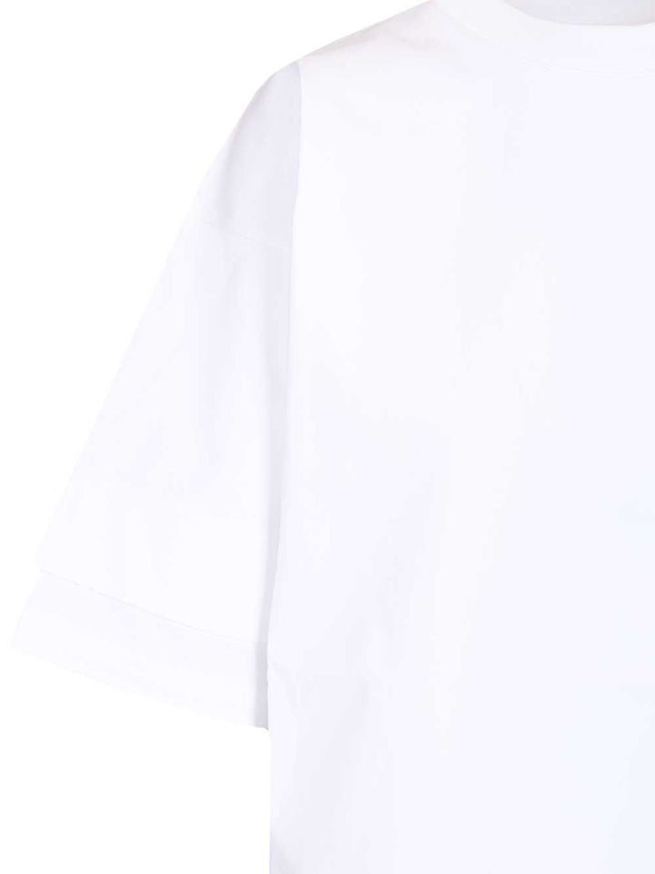 AlaÏA Layered Cotton T-Shirt - White | cdf8b1f8f645112eeb8299eddc92a25fc17d0705