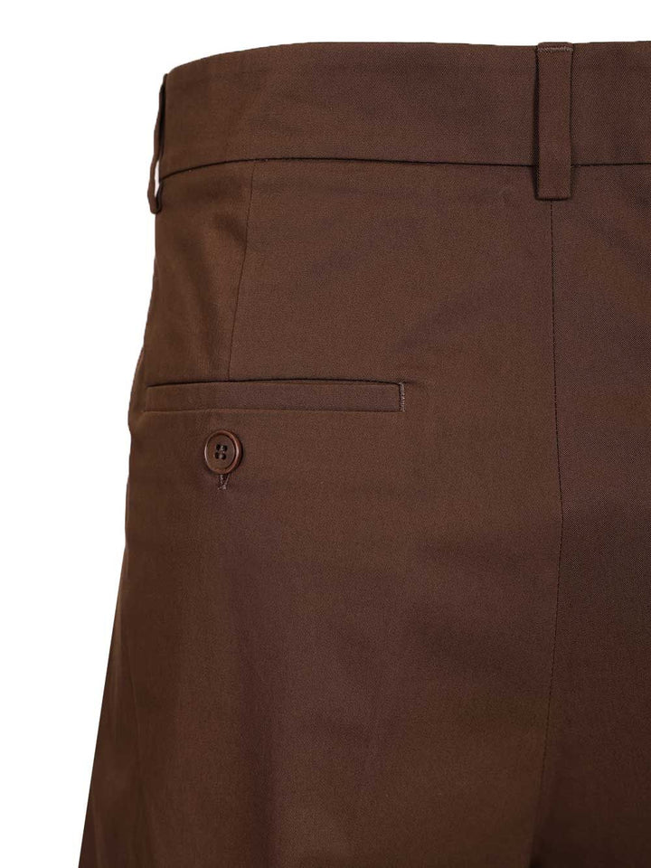 Weekend Max Mara Gabardine Trousers - Brown | 3c3aba0cbb4293bdc5a6fdd6e8cd7a9e86a08c20
