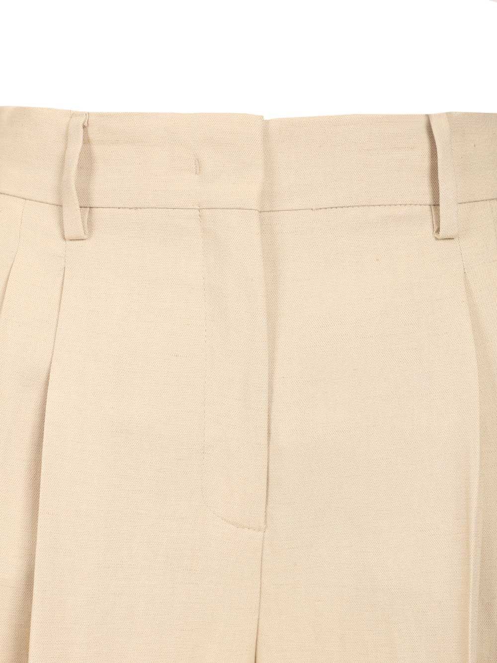 Weekend Max Mara Veliero Pantalone Trousers - White | 3a133026735f16bdd2532f2c492b08052a9aa236