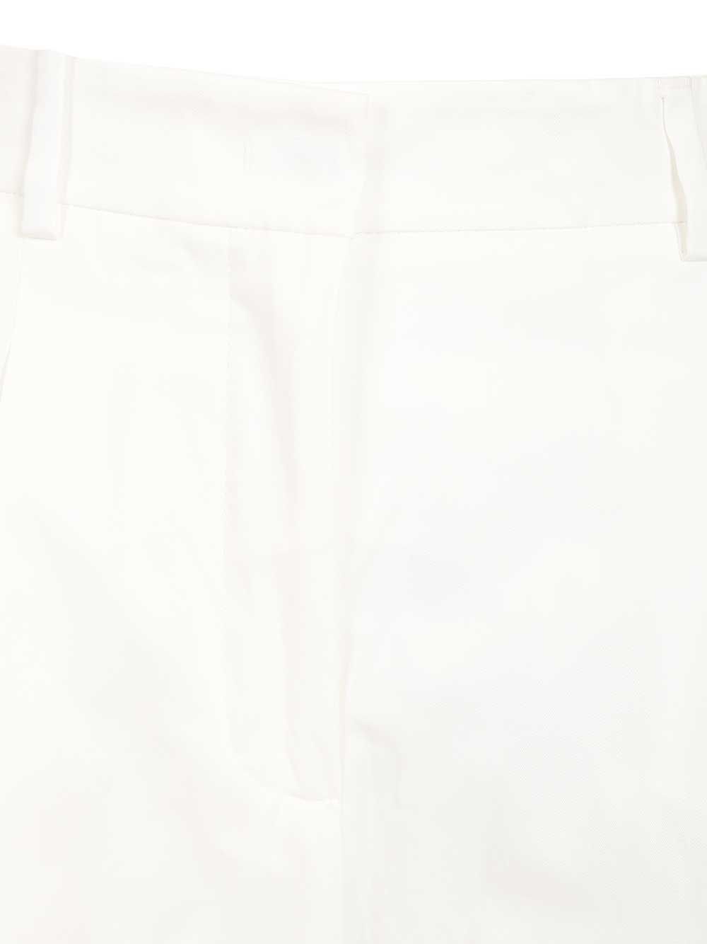 Weekend Max Mara Gabardine Trousers - White | 3fff9299212bb2270f2ab7c89b74c301170212be