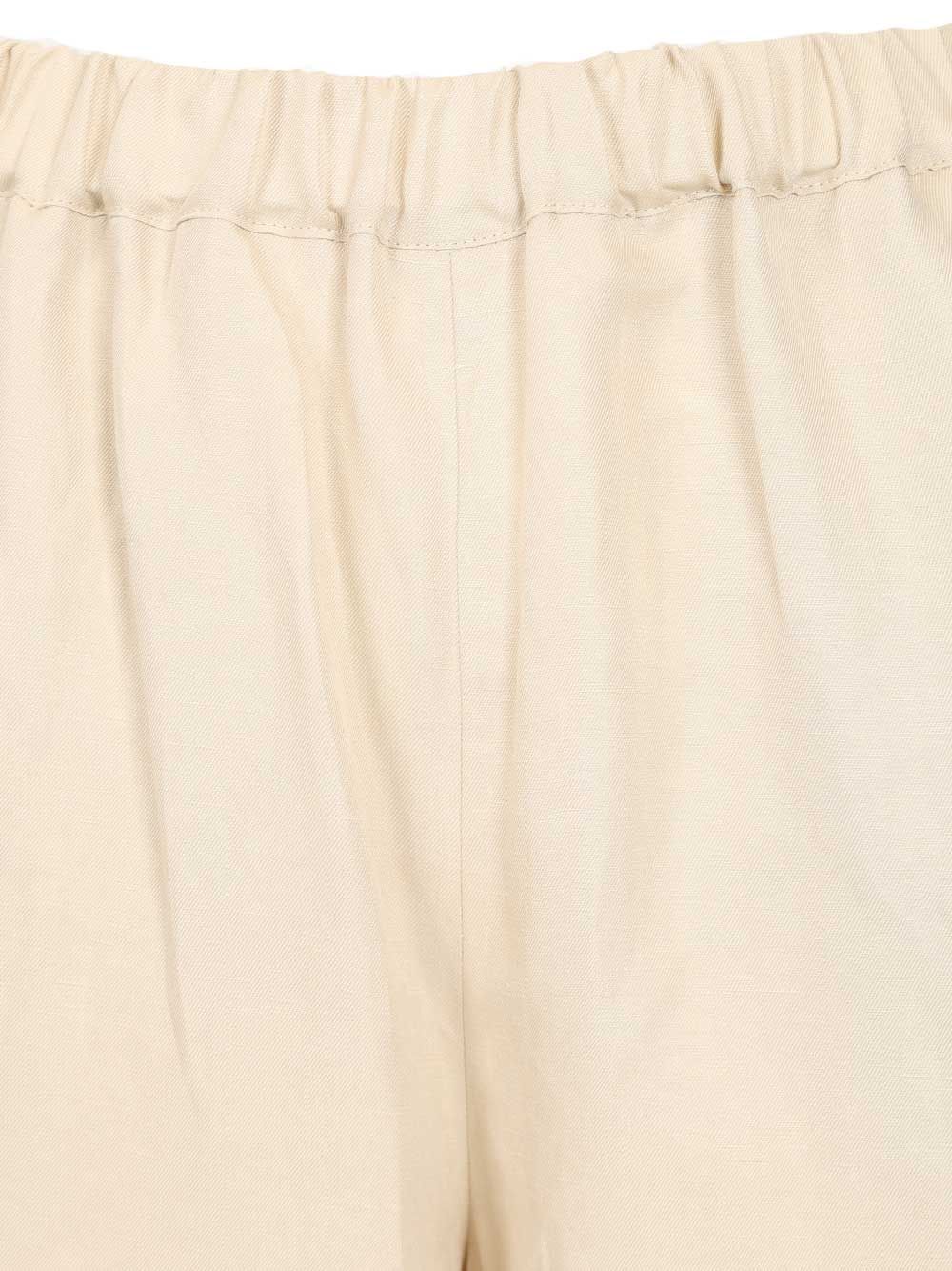 Max Mara Linen And Silk Trousers - Beige | fd48dd5f56068e6e6a8c8fe2f813f4d3d11a6102