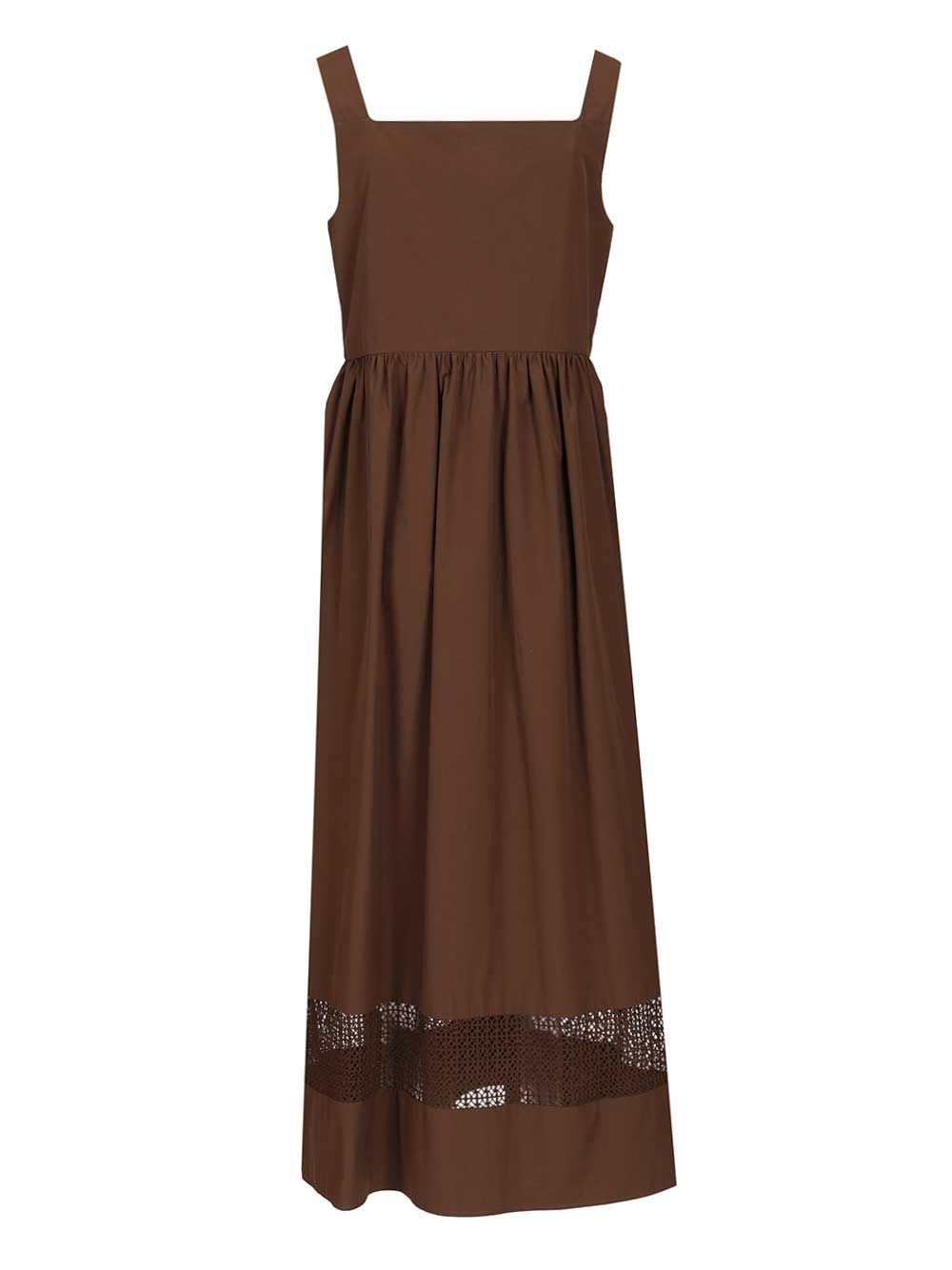 Weekend Max Mara Sleeveless Dress Dresses - Brown | 684b026957ce93e198167885af1c0b52a7714762