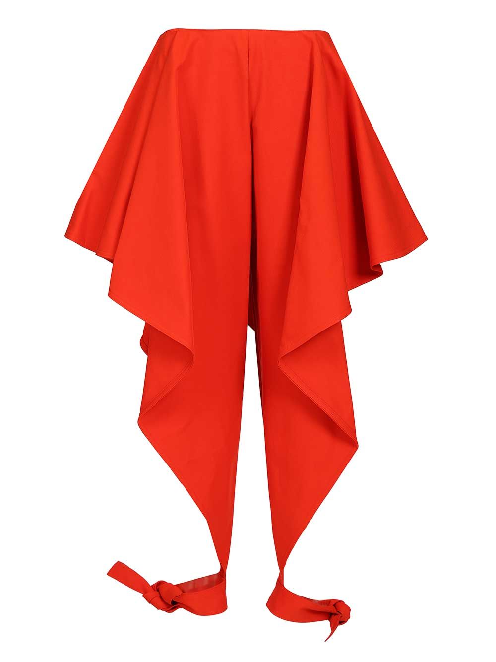 AlaÏA Wide-Leg Trousers - Red | aede923fc7b766289af5a8a0bc9d3aca2f5c69d4