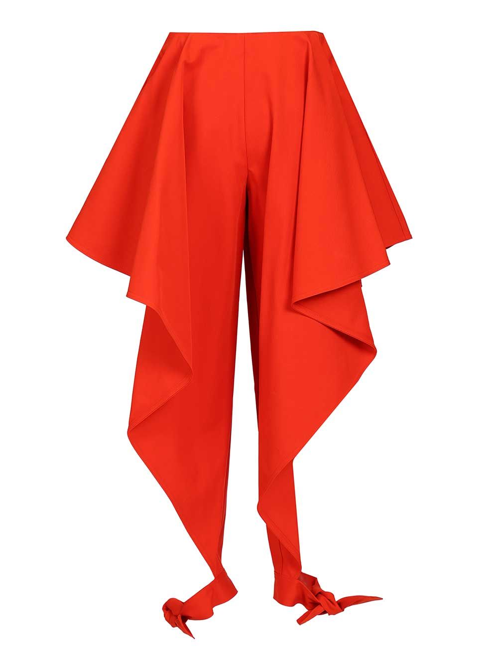 AlaÏA Wide-Leg Trousers - Red | 80b688882ae341ae28455fb5d18ca1f7eaf9543a