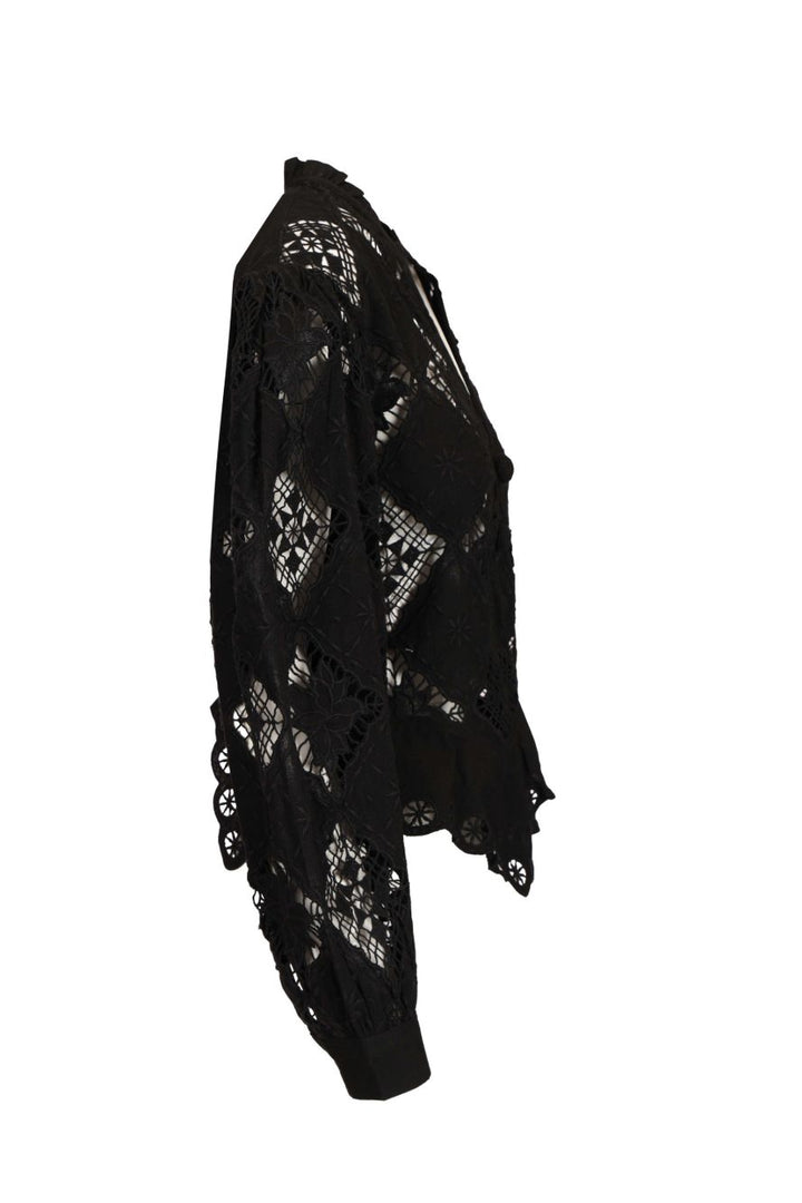 Isabel Marant Nina Blouse Tops - Black | b65d70743690a4b01cb174fb1dd7c4f003349e9d