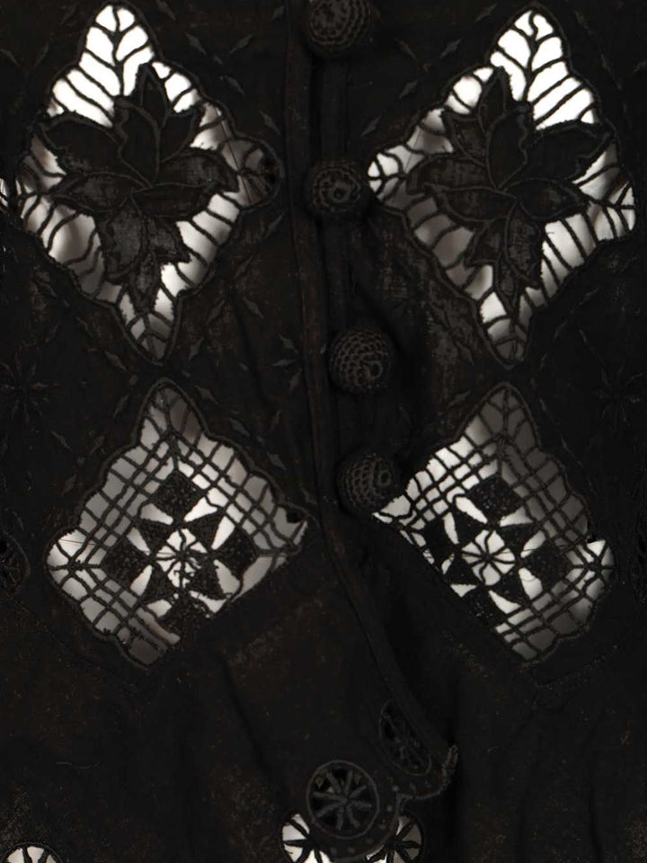 Isabel Marant Nina Blouse Tops - Black | 4cef7673770f4d1372c24c99aaeb9276e4a49014