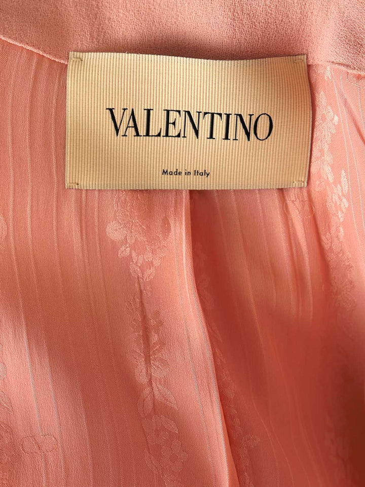 Valentino Garavani Short Jacket In Crispy Light Wool Jackets - Rose | 0a44641df2ded136bb306e11f3c083df5e6fcaa6