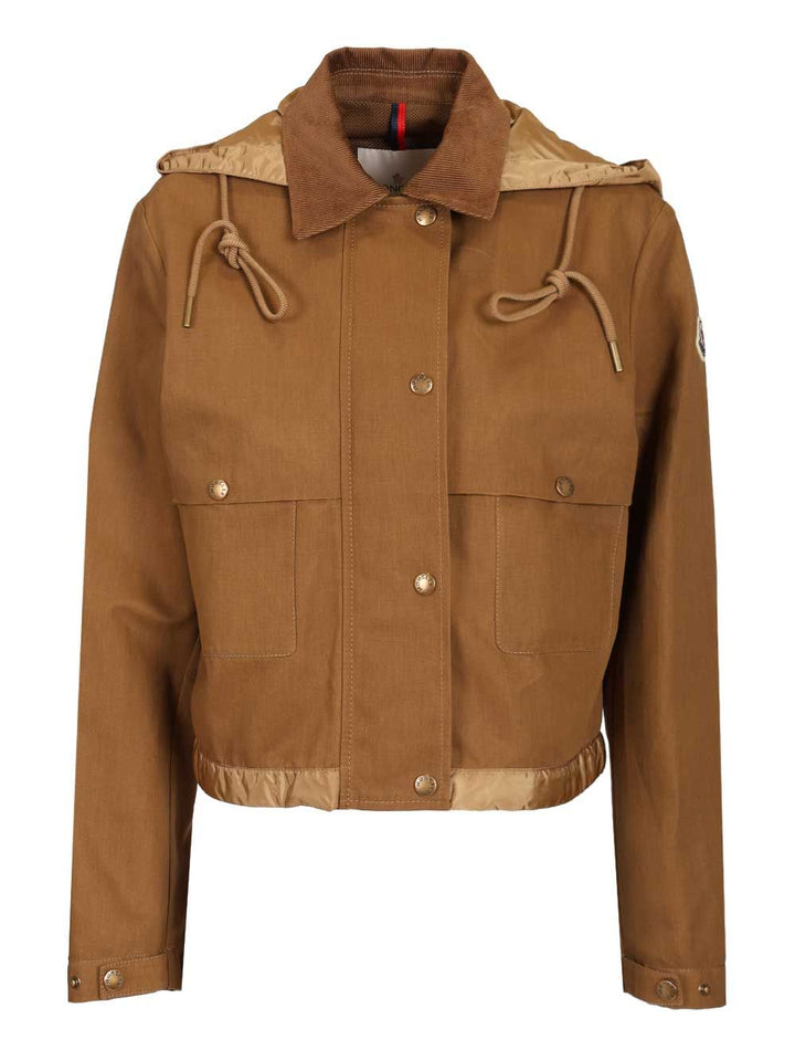 Moncler Aconitum Shirt Jacket Jackets - Brown | 868557cf80107bdaec89ee636099dfceca5ad118