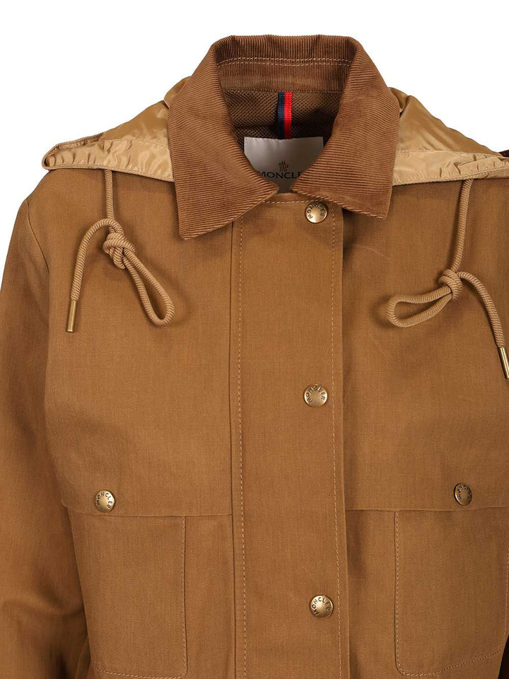 Moncler Aconitum Shirt Jacket Jackets - Brown | 6716503d6a2401540a2114f9fc337ed349e73c0b