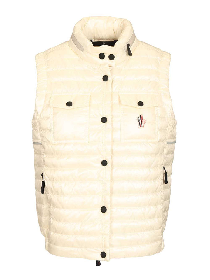 Moncler Grenoble Gumiane Down Padded Vest Coats - Rose | 996d2a2200850e4455ed4af5eea7536bf9a2f133