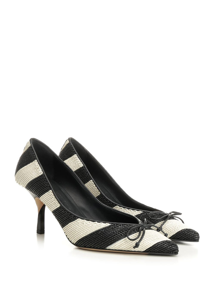 Jacquemus Tourni Décolleté Pumps - White | d2b07e5a936f9c15b3a251e0c42767f4f93bfbce