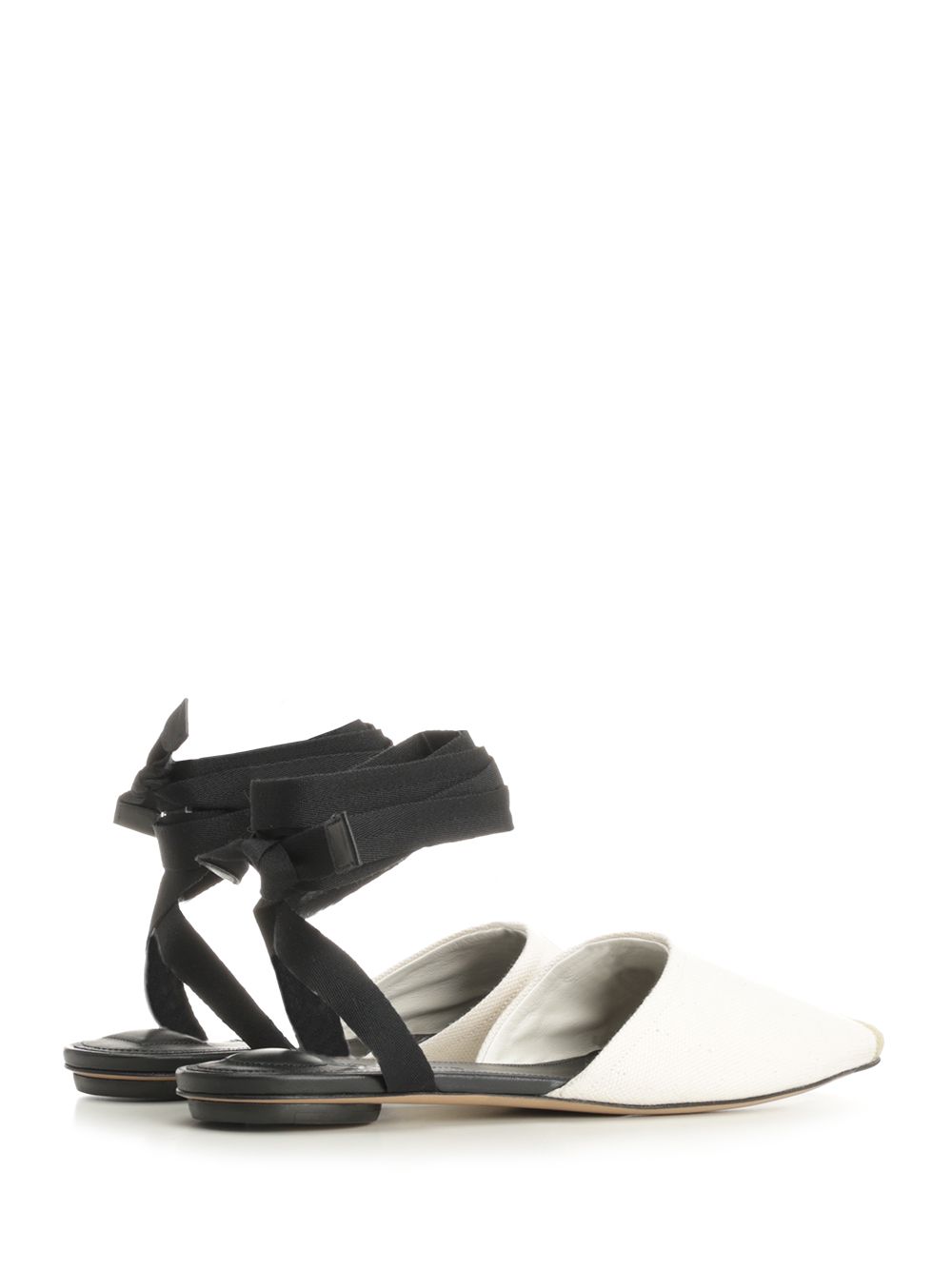 Jacquemus Canvas Espadrille Mules Scarpe basse - White | 2d19c6769bdebdea3bb883f0c64c1a881f15f4be