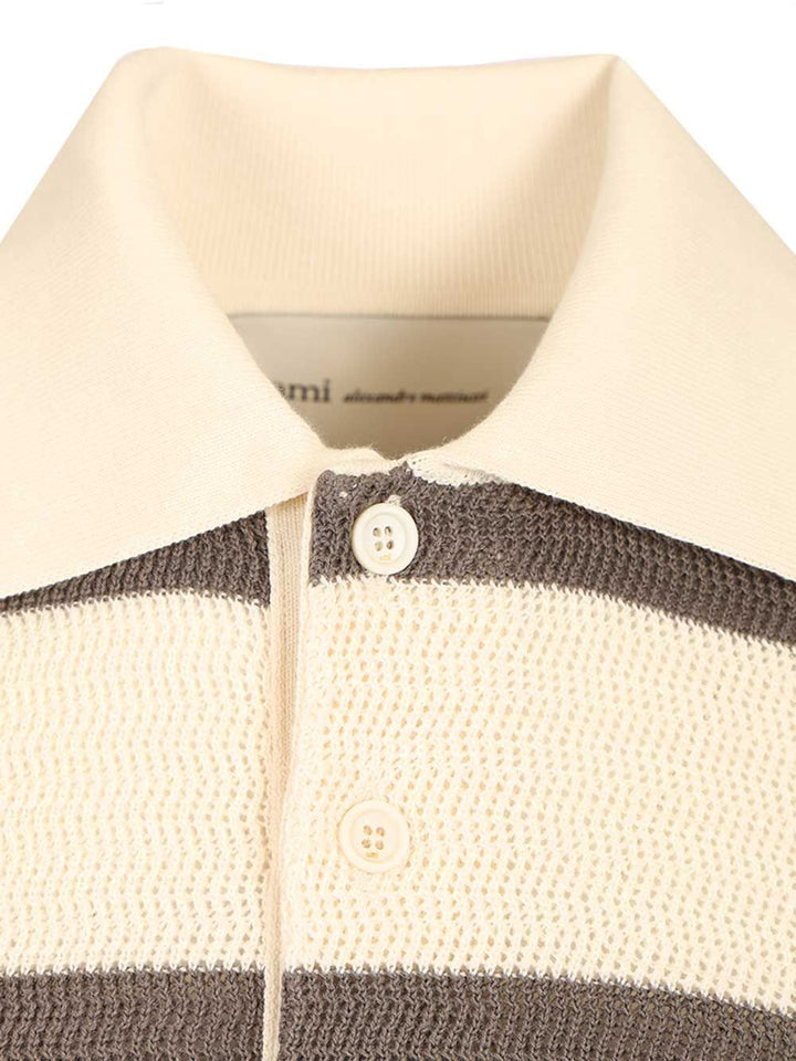 Ami Short Sleeves Polo With Ami De Coeur Patch Polo shirt - Multicolor | bb1b6b3d721668c9b80afc5c9c23c5f5a8a652f3