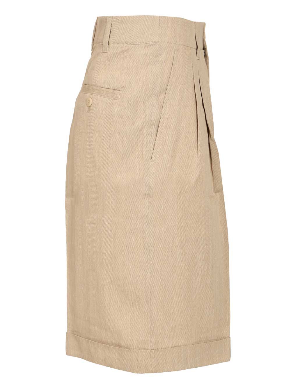 Jacquemus Short Pastro Trousers - Beige | 2b8a284b9670a28b0e258db1f4df0f3d324a134d