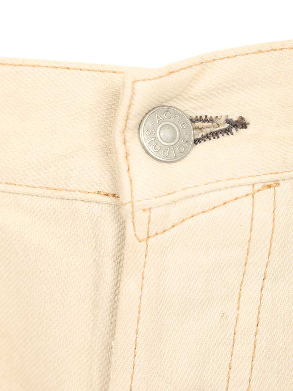 Acne Studios Regular Fit  2010m Jeans - White | a95d42ba6e8165faf7232ee4e89e829b9b55f8a8