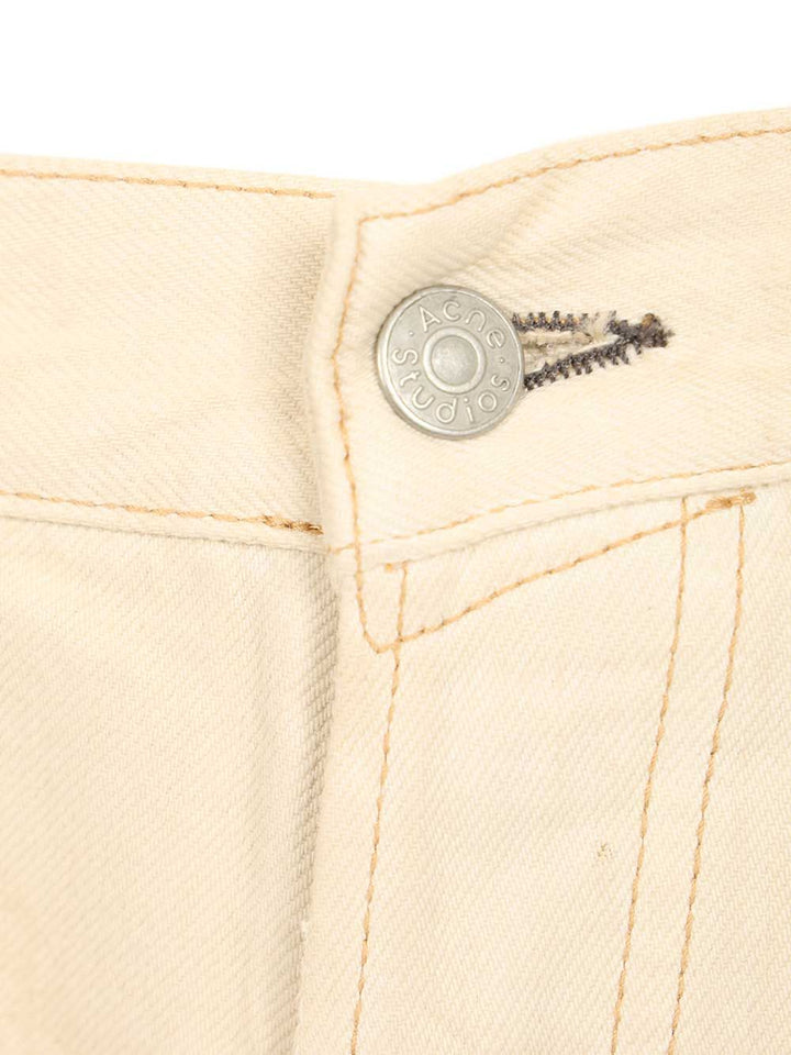 Acne Studios Regular Fit  2010m Jeans - White | a95d42ba6e8165faf7232ee4e89e829b9b55f8a8