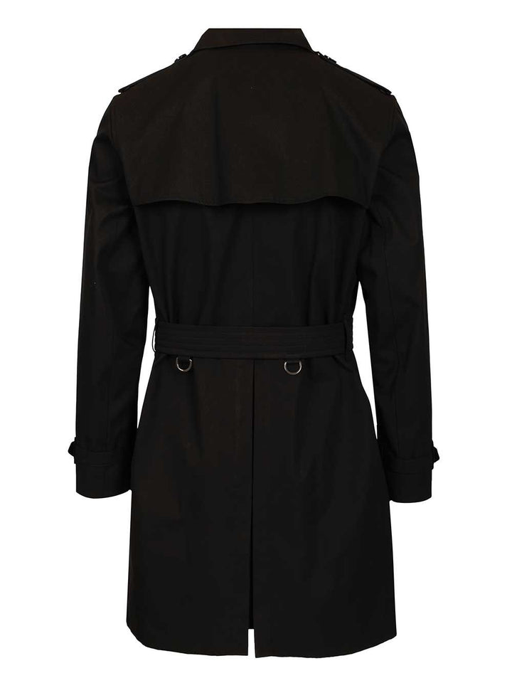 Burberry The Kensington Trench Coats - Black | 4d64827aa180dc2d02239ade5fdeb31fd77866bc