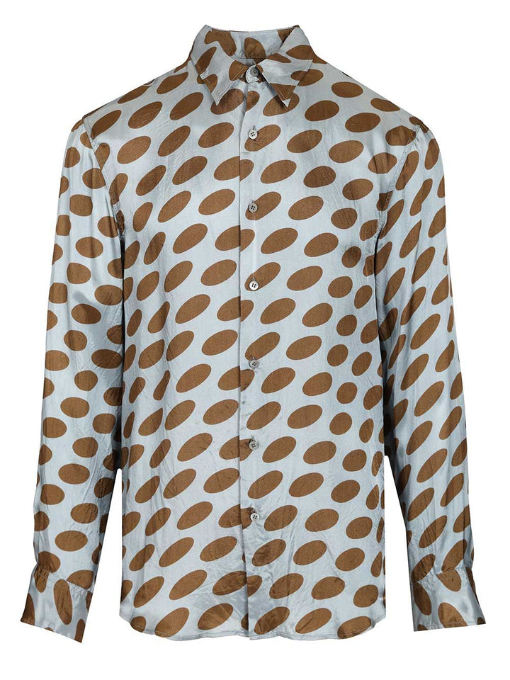 Dries Van Noten Caper Shirt Shirts - Grey | e5dddea74550dbc7c60e14f9548f3849ecf9ffcf