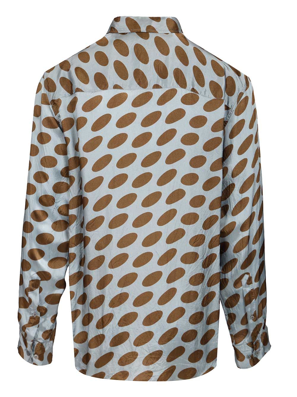 Dries Van Noten Caper Shirt Shirts - Grey | 658adea4c6a5e28499f25877c9f085fae9dbdc1a