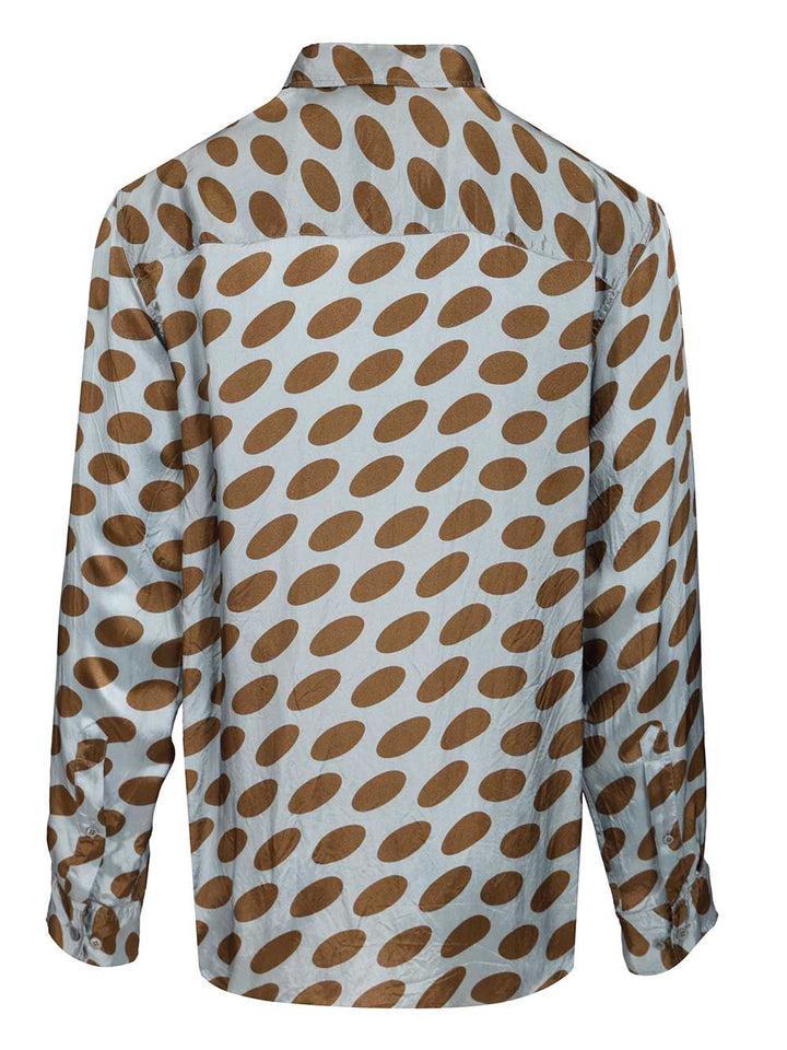 Dries Van Noten Caper Shirt Shirts - Grey | 658adea4c6a5e28499f25877c9f085fae9dbdc1a