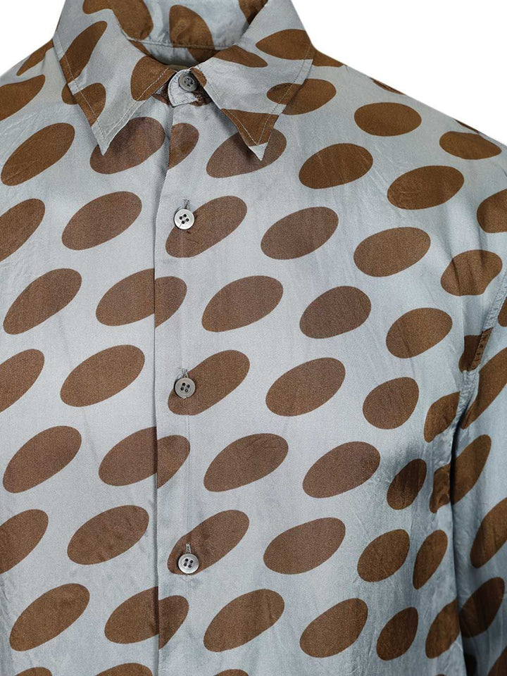 Dries Van Noten Caper Shirt Shirts - Grey | 7ea946a21b95523b70ce2d02b949a004f8fc0a7e