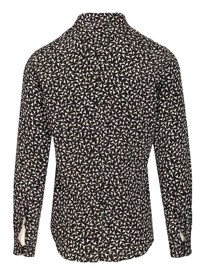 Dries Van Noten Silk Shirt Shirts - Black | 334c03bcea567c939aa8cc78293c29019df86c95