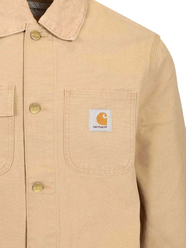 Carhartt Wip Michigan Jackets - Beige | 5be60e47ec7a5e869d6c6fd2850e9d3e8baae2aa