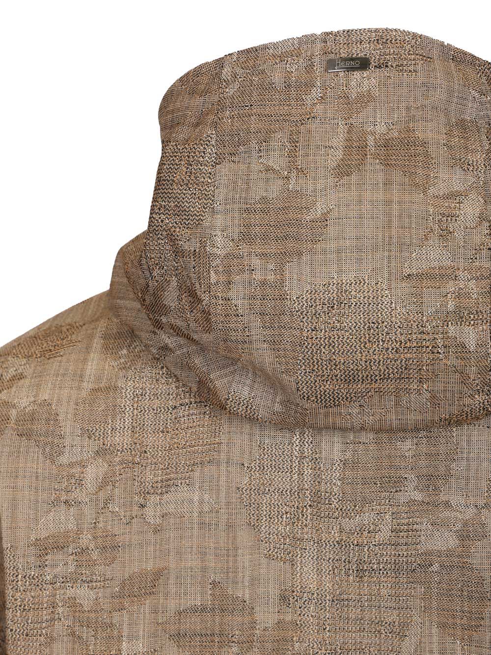 Herno Jacquard Jacket Jackets - Brown | f5cb10a4a3eee273a034cc6677c68374fdb6bb57
