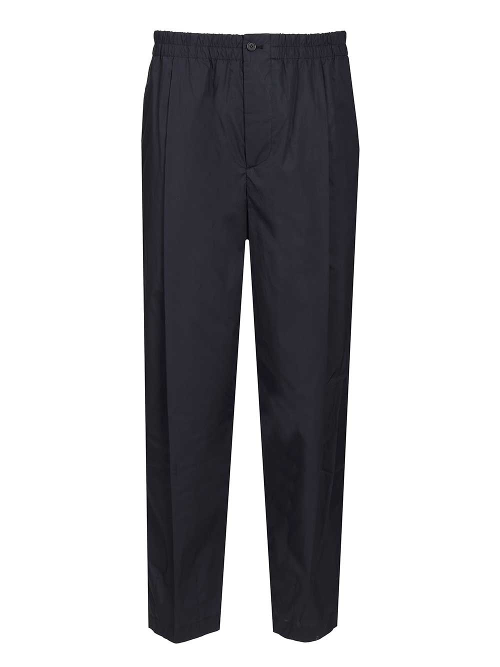 Giorgio Armani Elasticated Waist Trousers - Blue | 9451d492ad5393f1f2b64dd221066869f833c197