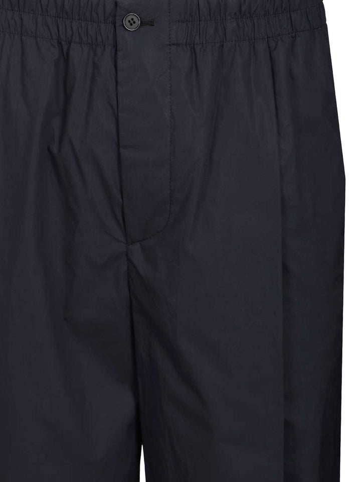 Giorgio Armani Elasticated Waist Trousers - Blue | 051f50f27147c84002c99ada0e47c7ff8d8b75f4