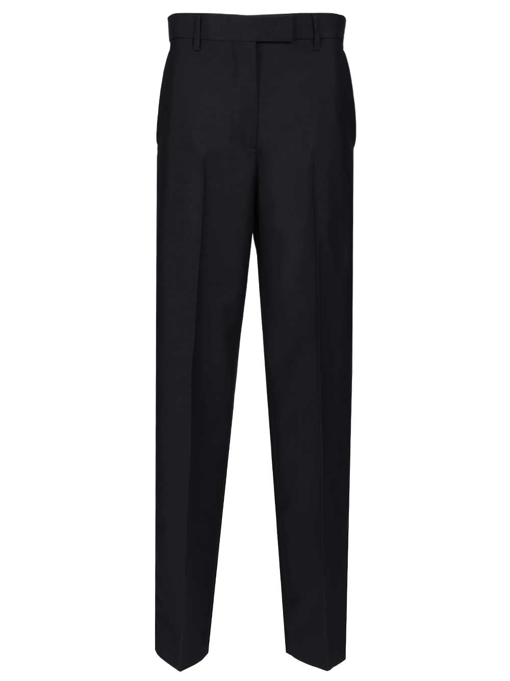 Miu Miu In Kid Mohair Trousers - Blue | a4a94c280d6f40ff4be516041a058671da1a5e77