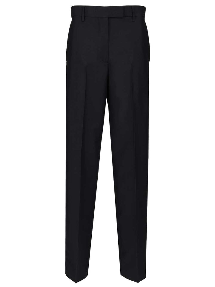 Miu Miu In Kid Mohair Trousers - Blue | a4a94c280d6f40ff4be516041a058671da1a5e77