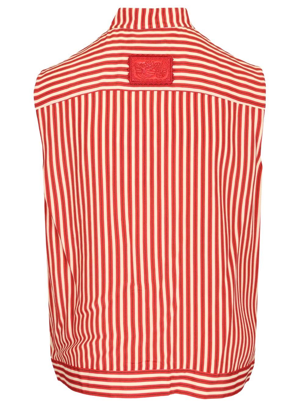 Hui Lorenzo Striped Top Tops - Red | 6f8467b8b63c053f21915b4717fa1c6a04e317eb