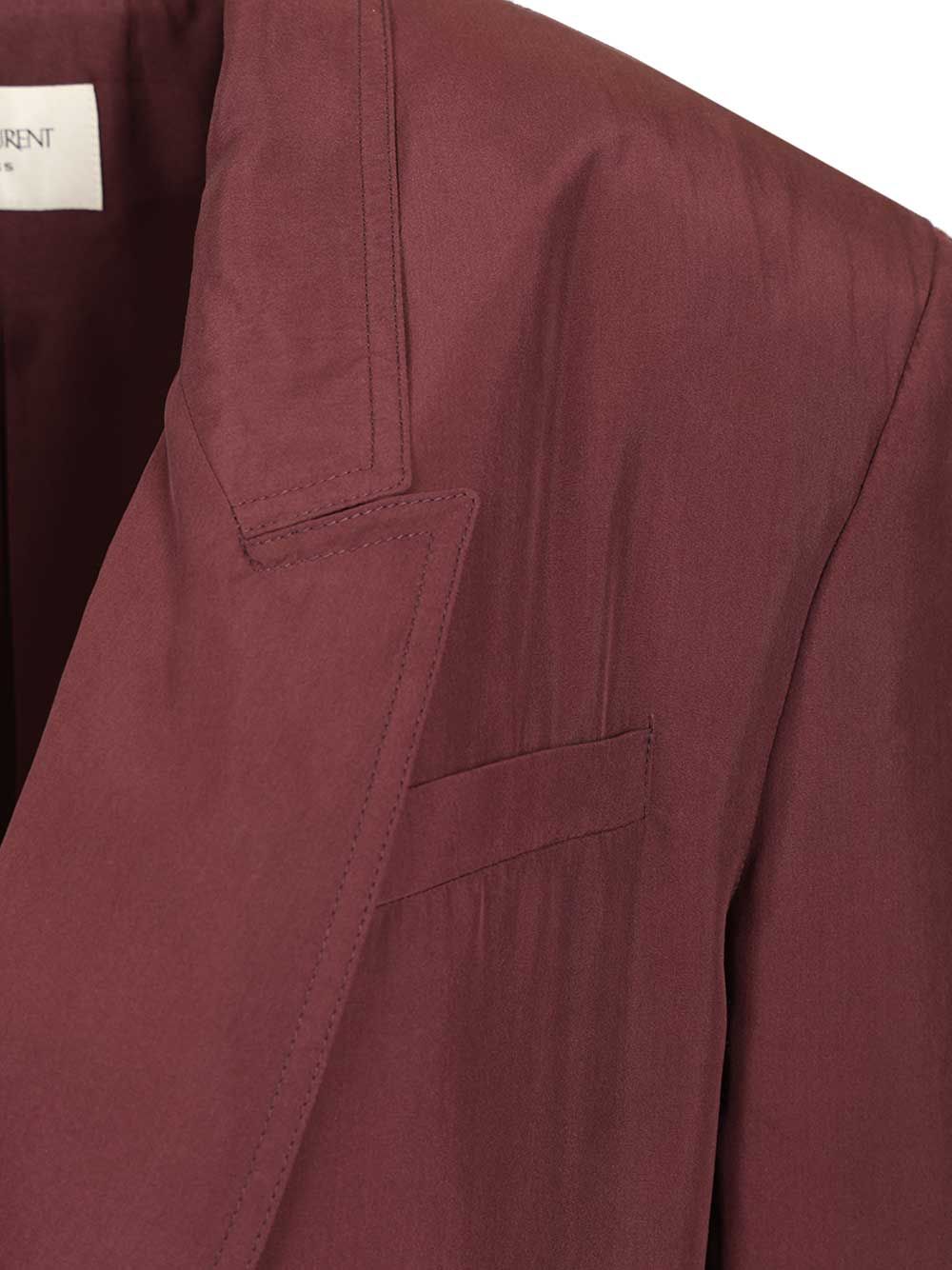 Saint Laurent Veste Jackets - Bordeaux | 95c2cf803db20ca726022e77aee44d422f0428ab