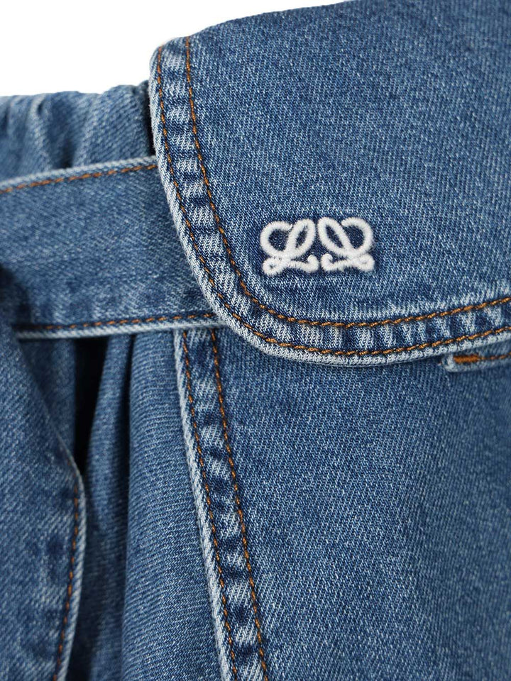 Loewe Denim Cargo Skirt Skirts - Light blue | 20a802fd87359c7ec49016e2abd420f9b36fb6e9