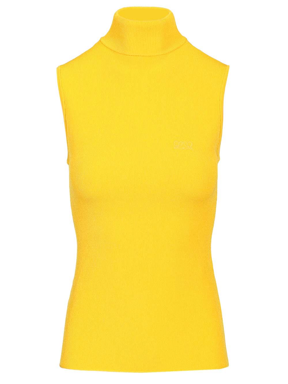 Loewe Sleeveless Top Tops - Yellow | 5071ff2c1564af486ccd72ed51d38fa143bd8ea1