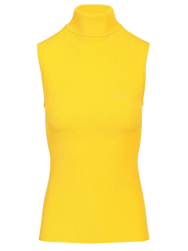 Loewe Look 17 Sleeveless Top Tops - Yellow | 5071ff2c1564af486ccd72ed51d38fa143bd8ea1