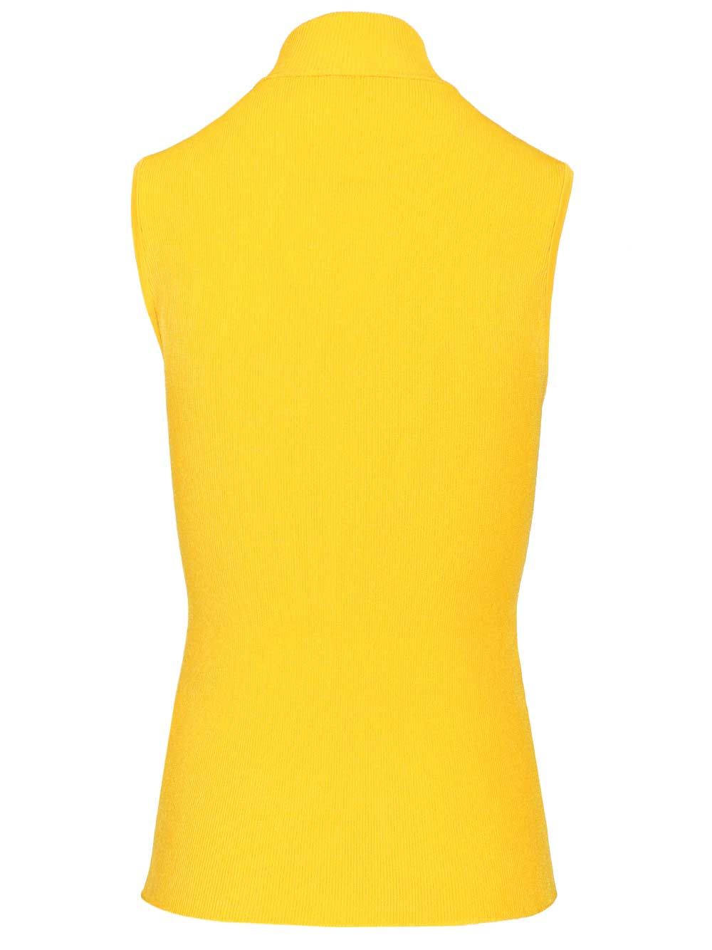 Loewe Look 17 Sleeveless Top Tops - Yellow | 38fa71d33e5d8becf6da5b8951b59d3dfcc1c29e