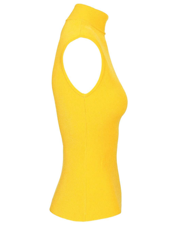 Loewe Look 17 Sleeveless Top Tops - Yellow | a5cf2d179d57c05cce42c6c887385a03f59fc982