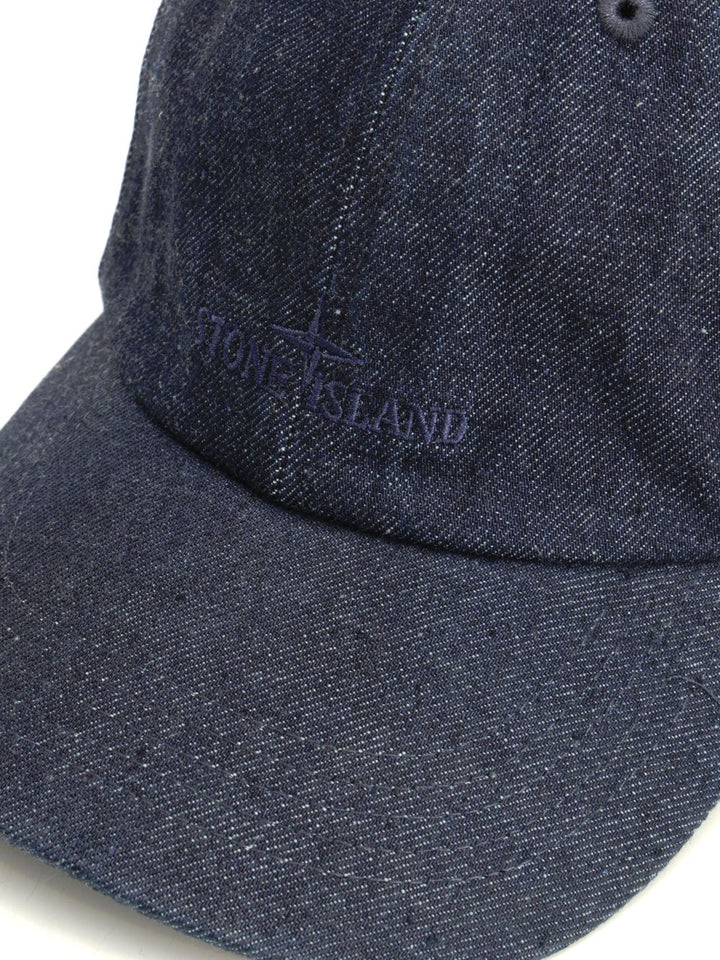 Stone Island Denim Research Denim Cap Beauty - Blue | 292acca7321270bd40e29045ccd355ade497af50