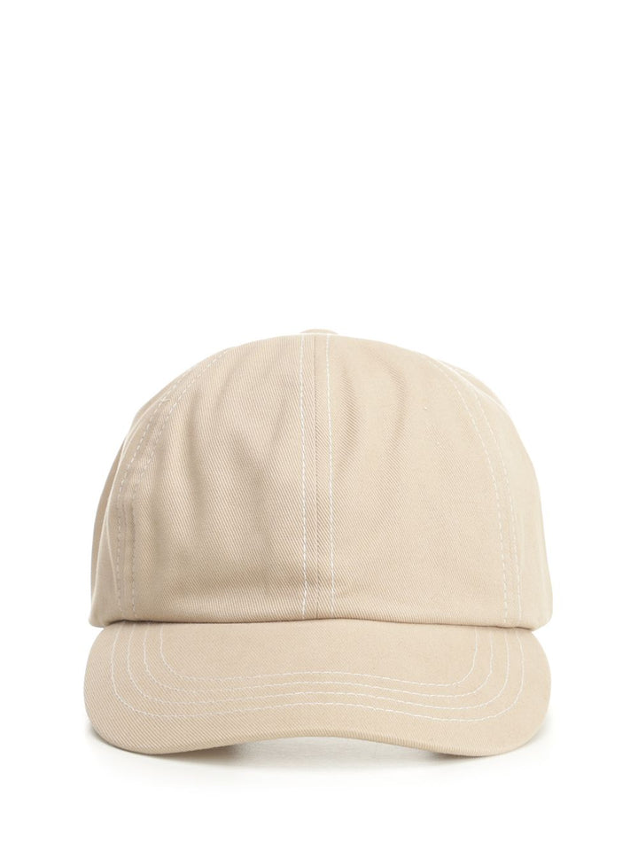 Ami Cotton Baseball Cap Hats - Beige | a8dda6945580573a495a4dd8380433cee6d30557