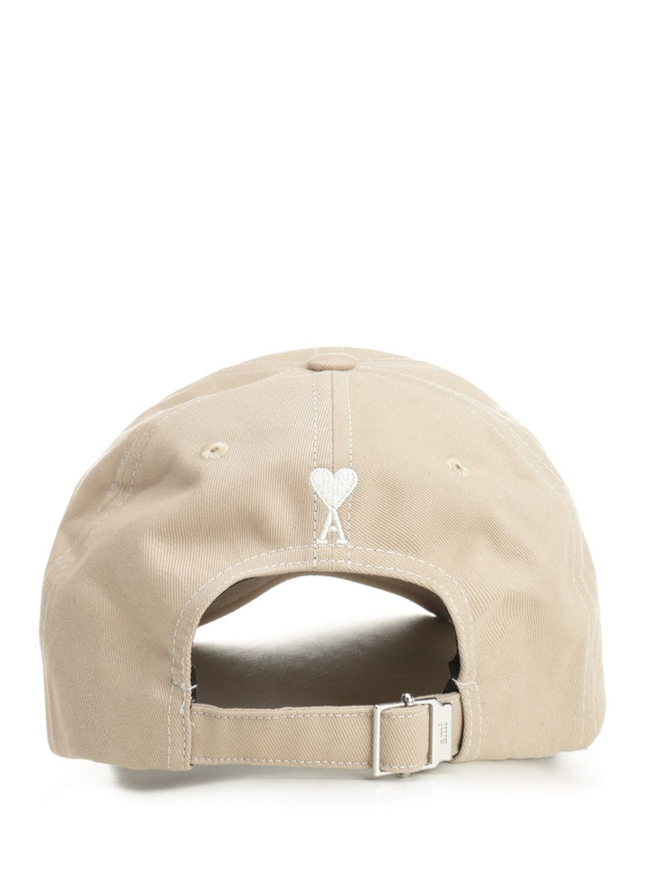 Ami Cotton Baseball Cap Hats - Beige | 84a5ccb9f8e6a34d0d001c08c73f2e702259c7cb