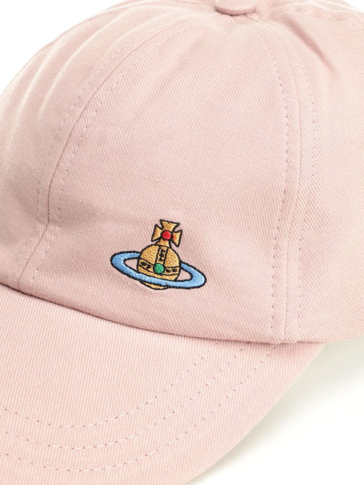 Vivienne Westwood Orb Cap Hats - Rose | 58998505f24893373a23788377dcb26d42416b58