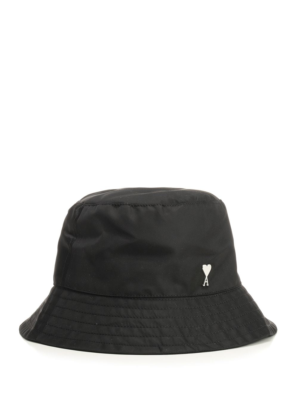 Ami Ami De Coeur Stud Bucket Hat Technical Nylon Hats - Black | 8f4357135ea19d9a7763c40f1b15438bd1b8bb95